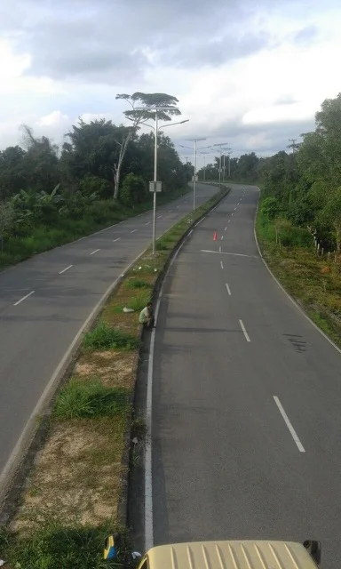 Lampu PJUTS 60W Double Arm - Bontang Kalimantan