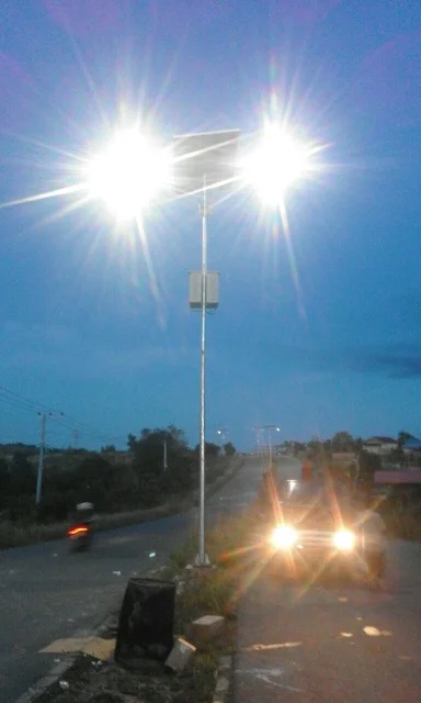 Lampu PJUTS 60W Double Arm - Bontang Kalimantan