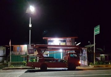 Lampu PJUTS 60W LiFePO4 Single Arm - Curup Bengkulu